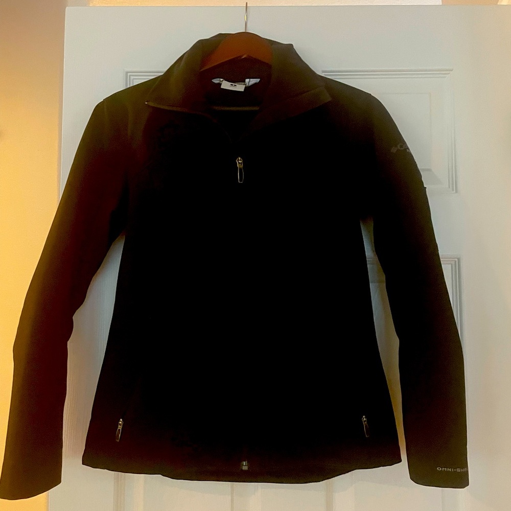 Columbia black jacket.
